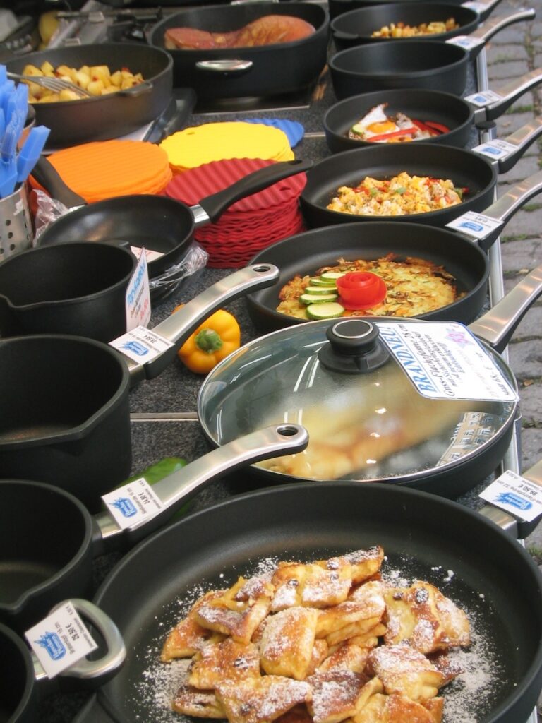 Messestand Produkte