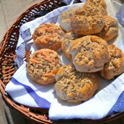 Sonnenblumenbrötchen ohne Gehzeit