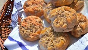 Sonnenblumenbrötchen ohne Gehzeit