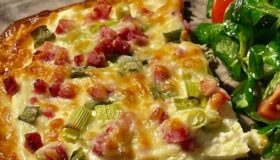 Low Carb Flammkuchen für den guten Geschmack bei gesunder Ernährung.