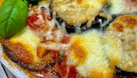 Auberginenauflauf - Parmigiana di Melanzane aus dem Ofen