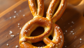 Osterbrezn mit 2 süßen Ohren selbstgebacken