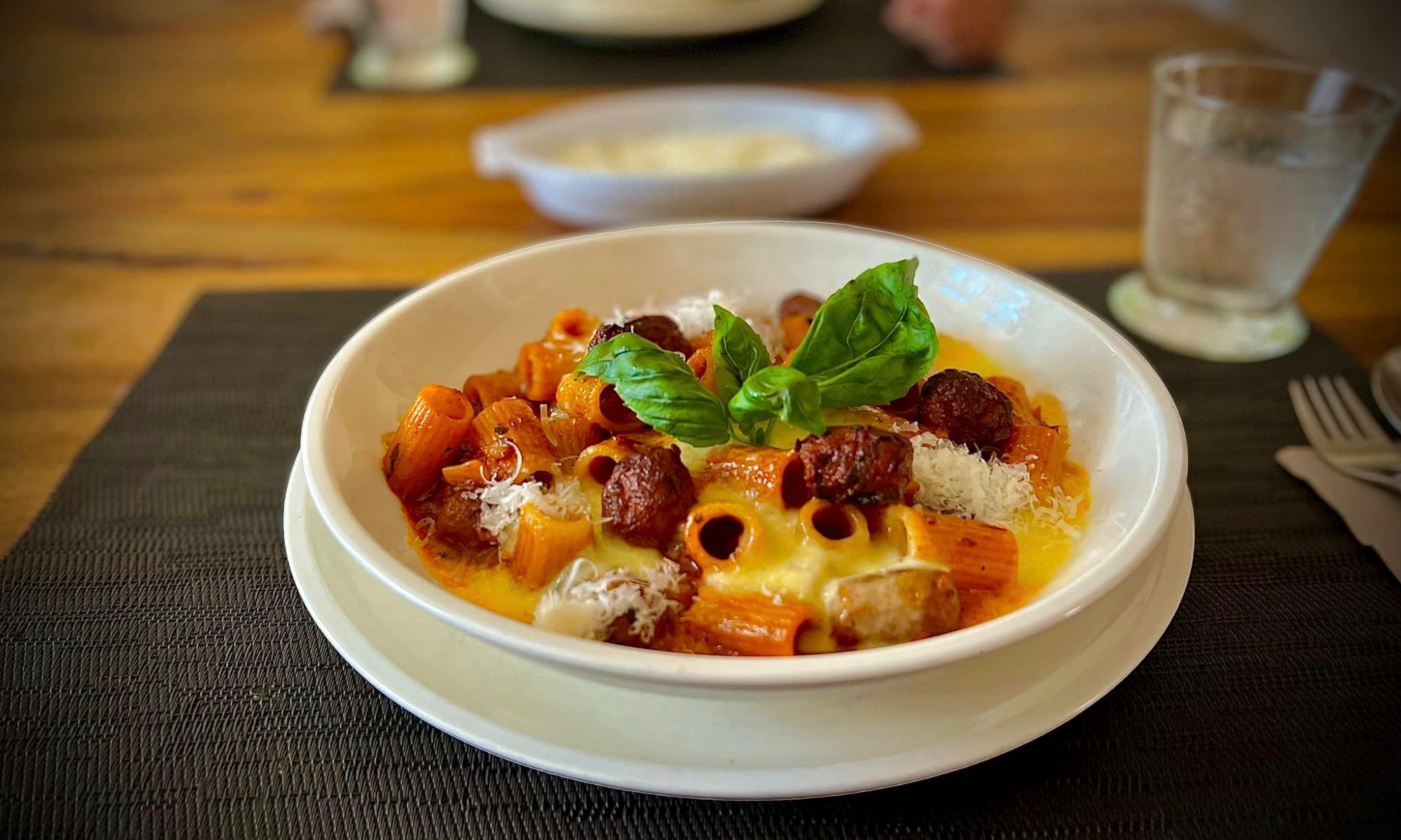 Pasta mit Salsiccia-Bällchen