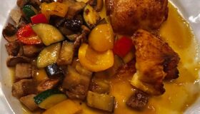 Pollo Fino mit Gemüse aus dem Ofen