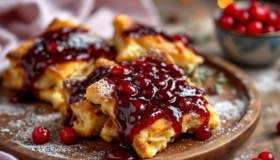 High Protein Kaiserschmarrn, locker, luftig und so lecker.